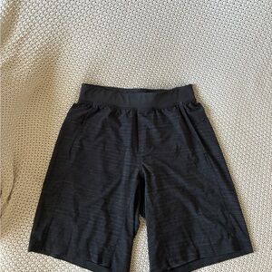 lululemon athletica Black Patterned Athletic Shorts